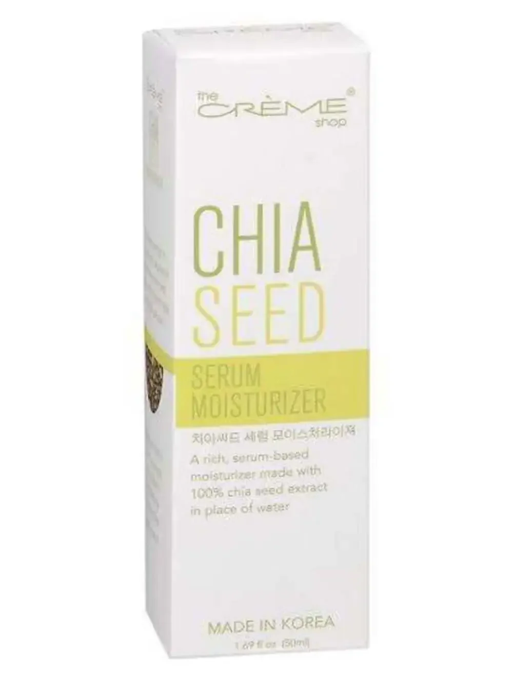 new The Creme Shop Chia Seed Concentrated Serum Moisturizer, 1.69 fl oz